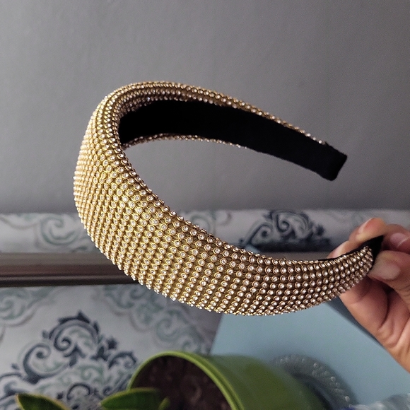 None Accessories - HeadBand. Hair Accessories. GOLD